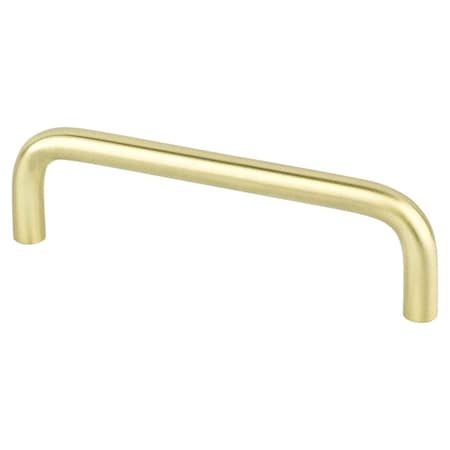 Berenson 4 in. CC Zurich Wire Pull with Satin Brass 6160-2SB-P